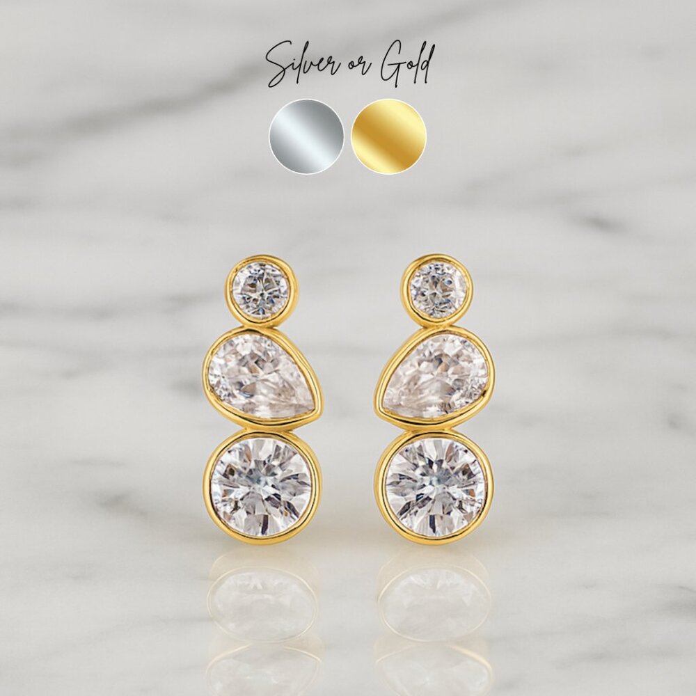 “Prianka” LUXE Cascade Earrings